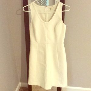 Classic White J. Crew dress.